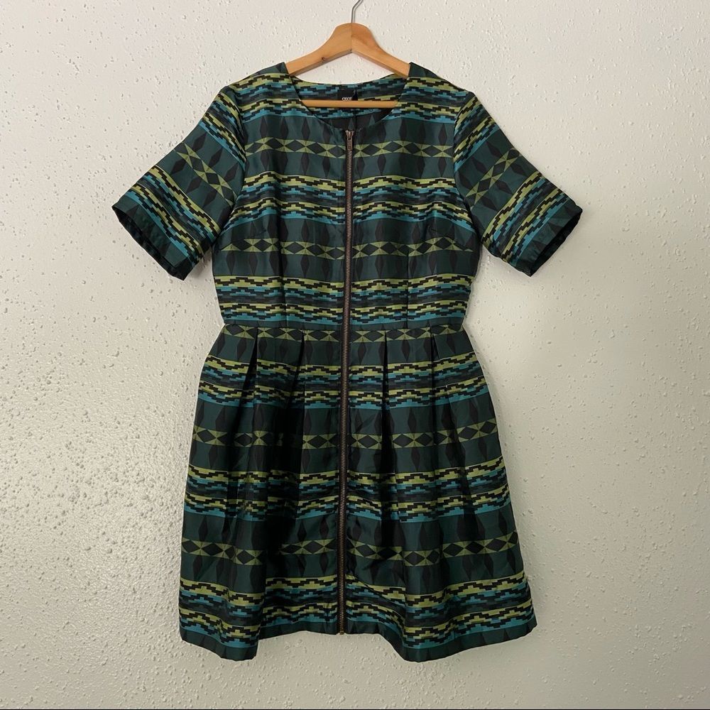 NWT ASOS Dress | Women’s Formal | Print | Design | SIZE 10 | Blue | Green | Fit